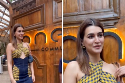 Watch: Kriti Sanon Hugs A Fan As She Steps Out For Lunch