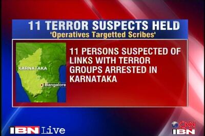 B'lore terror suspects sent to 14-day police custody