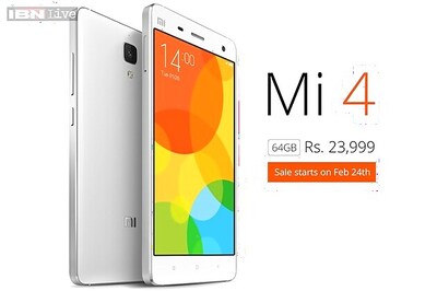Xiaomi Mi4 (64GB) coming to India at Rs 23,999; to go on sale from February 24