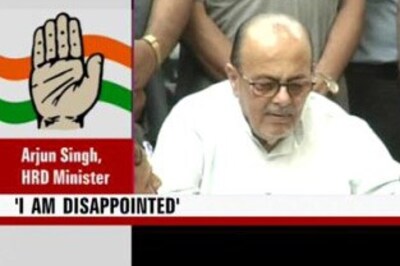 Arjun Singh upset but will campaign for Congress