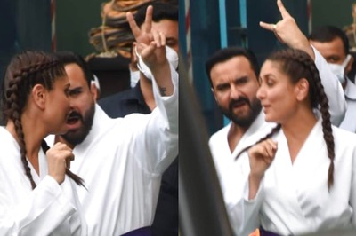 Saif Ali Khan Shows His Goofy Side As He, Kareena Kapoor Twin In Martial Arts Outfits; Watch
