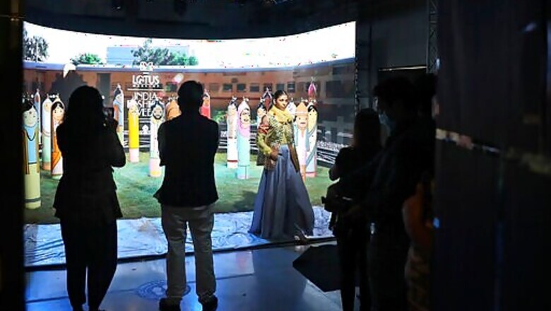 AP PHOTOS: India Holds Digital Fashion Week Amid Pandemic