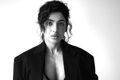 Sexy! Samantha Ruth Prabhu Flaunts Her Cleavage In A Black And White Photo; Post Goes Viral