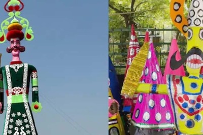 Dwarka Society Makes 211-foot Tall Ravana Effigy For Dussehra