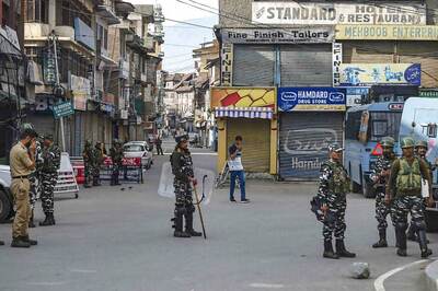 School & Store Burned Down, Petrol Bomb Hurled in Srinagar Market Ahead of Oct 24 J&K Elections