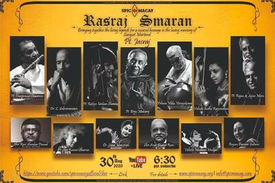 SPIC MACAY To Organise Virtual Classical Concert In Memory Of Pandit Jasraj