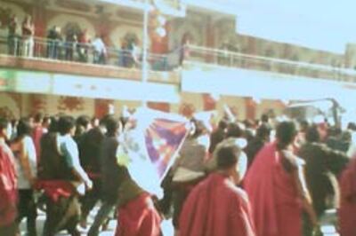 Tibet capital rocked by massive anti-China protests
