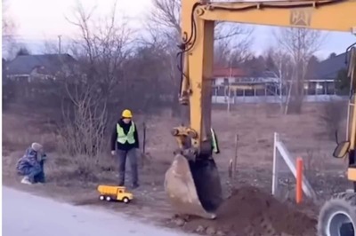 Little Boy Approaches Construction Workers With His Toy Truck, Here's What Happened Next