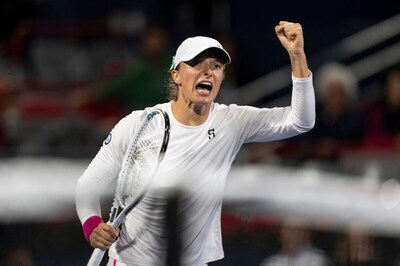 WTA Montreal Open: Iga Swiatek Holds off Danielle Collins to Line up Semi-final with Jessica Pegula