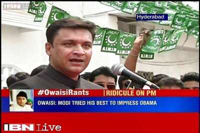 Modi changed dress four times on a day while Obama wore just one suit: Akbaruddin Owaisi