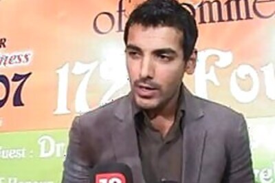 John Abraham out mountain-climbing