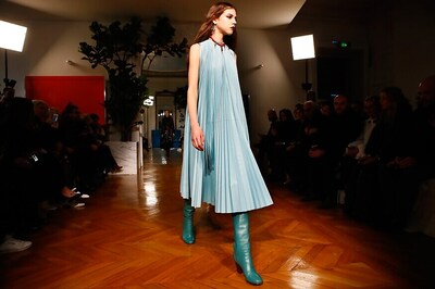 Blue Is The Color Of The Season At VIP-Studded Paris Shows