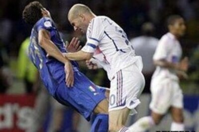 Materazzi head-butted once again