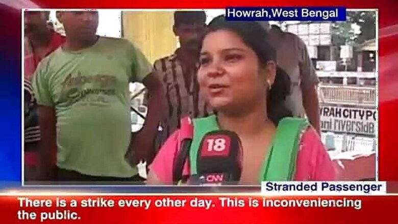 Day 2 of transport strike likely to cripple public life in West Bengal