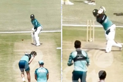 PAK vs ENG: Babar Azam vs Shaheen Afridi, Rizwan Showcases His Power-hitting Abilities in Pakistan's Net Session - WATCH