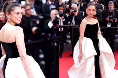 Cannes 2024: Aditi Rao Hydari’s Gaurav Gupta Couture Gown Paints A Surreal Picture In Monochrome