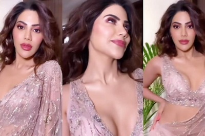 HOT! Nikki Tamboli Raises The Heat In Bold Saree With Plunging Blouse, Sexy Video Goes Viral; Watch
