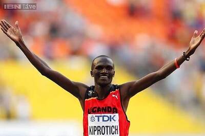 Stephen Kiprotich wins men's marathon at World Championships