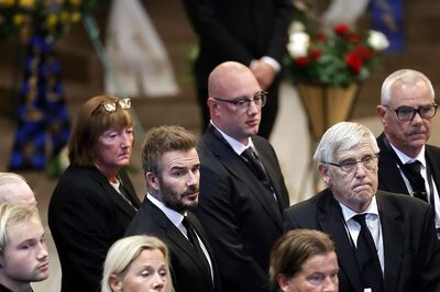 David Beckham Attends Sven-Goran Eriksson's Funeral