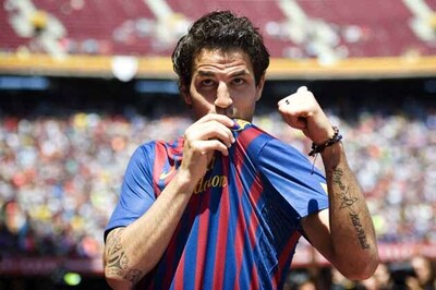Fabregas denies having problems with Vilanova