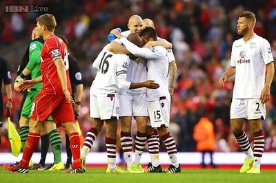 Aston Villa extend unbeaten start with win at Liverpool