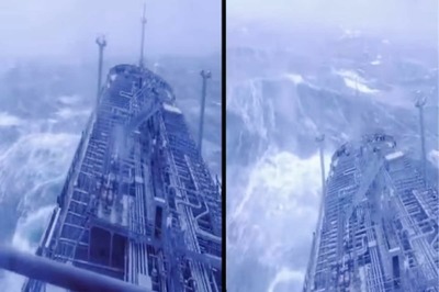 Video Of Ship Trying To Survive Massive Waves In Atlantic Takes Internet By Storm