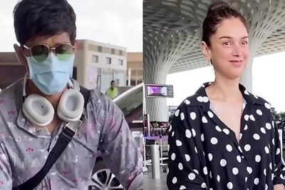 Aditi Rao Hydari Can't Stop Blushing As She Jets Off To Romantic Getaway With Siddharth; Watch