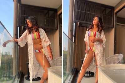 Actress Ariyana Glory Flaunts Perfect Physique In Poolside Bikini Photos