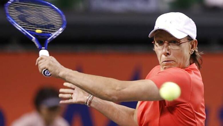 Navratilova out of 'Dancing With the Stars'