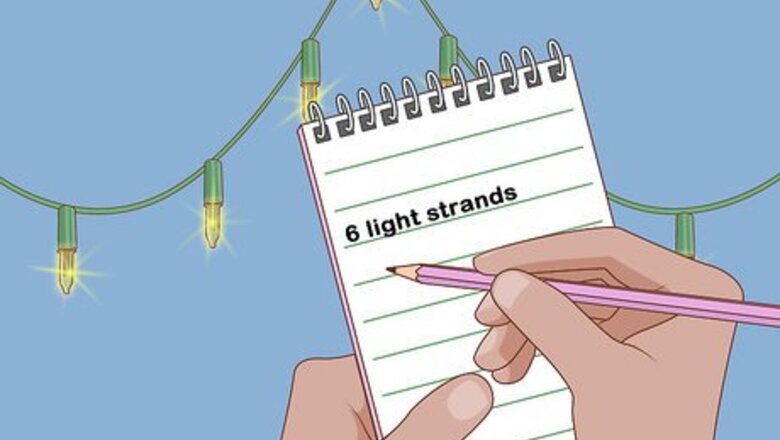 How to Store Christmas Lights Around a Coat Hanger