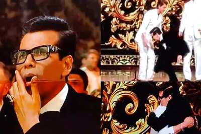 Karan Johar in Shock, Falls On Shah Rukh Khan's Feet As He Is Honoured at IIFA 2024 | Watch Video