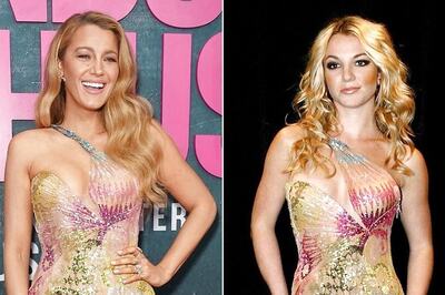 Blake Lively Honours Britney Spears in Vintage Versace Gown at NYC Premiere of It Ends With Us