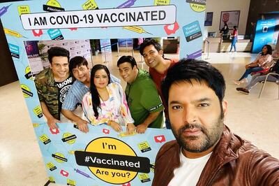 Kapil Sharma, Krushna Abhishek, Bharti Get Vaccinated Ahead of 'The Kapil Sharma Show 3' Shoot