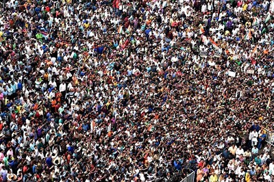 Trinamool Congress Stages Protest Rally Outside RBI
