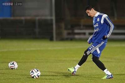 Angel Di Maria is expected to train this week