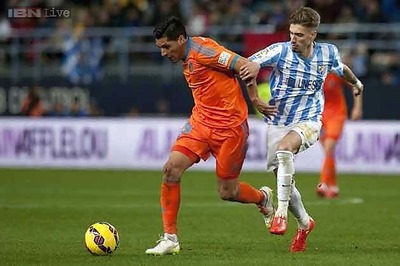 Samuel Castillejo scores as Malaga beat Valencia 1-0 in La Liga