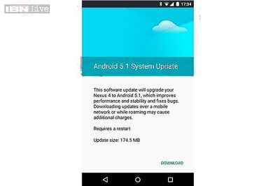 Google Nexus 4 users start getting Android 5.1 Lollipop update