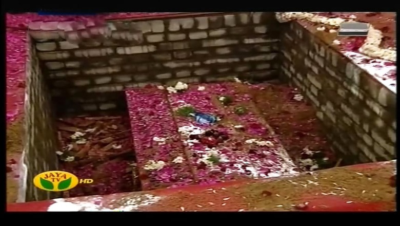 Jayalalithaa Buried With Full State Honours at Marina Beach
