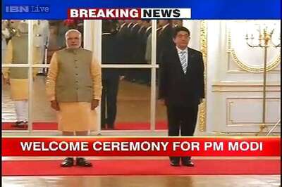 Japan welcomes Modi, talks underway to sign defence, trade pacts