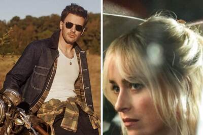 More Pictures Of Chris Evans And Dakota Johnson From Materialists Sets