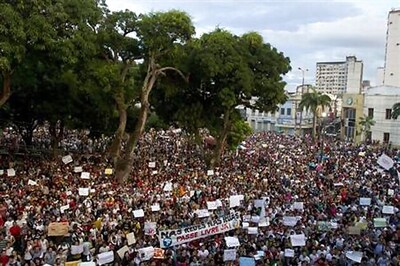 Despite govt efforts, protests in Brazil intensify as 3,00,000 protesters take to the streets
