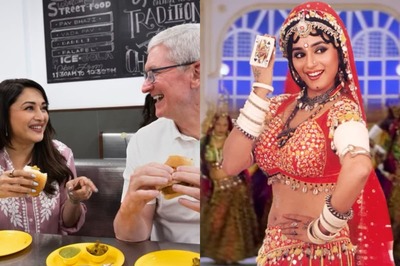 Madhuri Dixit, Tim Cook Ate Vada Pav in Mumbai and Everyone Had the Same 'Choli Ke Peeche' Joke