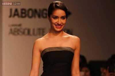 LFW, Day 1: Shraddha Kapoor saunters down the ramp in DRVV by Dhruv Kapoor