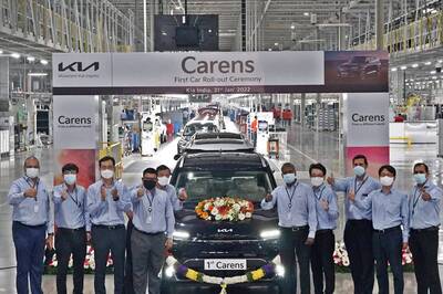 Kia Carens Production Begins at Anantapur Plant Ahead of Launch in February 2022