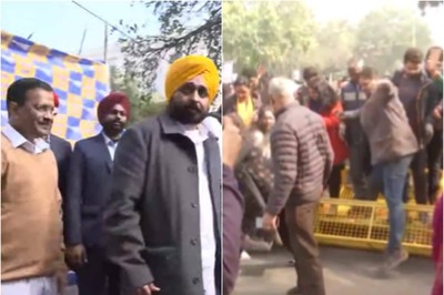 Dramatic Visuals from Delhi Amid AAP vs BJP Showdown; Kejriwal Skips 5th ED Summons