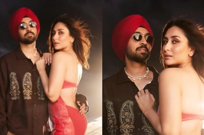 Sexy! Kareena Kapoor Goes Bold in Red Backless Dress As She Poses With Diljit Dosanjh in Hot Photos