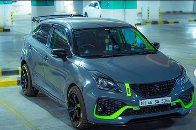 This Modified Maruti Suzuki Baleno With Lime and Green Paint is All About Stylish Looks