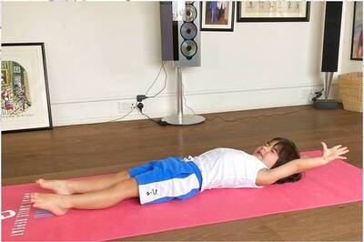 Taimur Ali Khan Stretches in the Cutest Way After Yoga Session with Mom Kareena Kapoor Khan