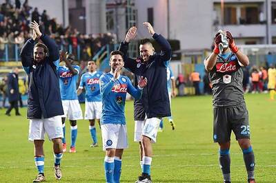 Serie A: Five-goal Napoli go top after Inter Milan lose at home