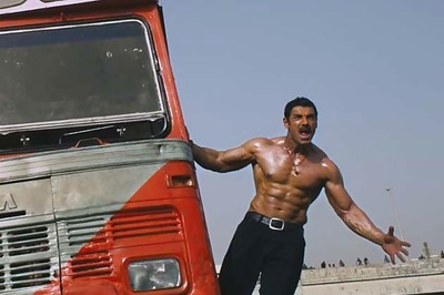 Is that Hulk? Is that Sandman? It's John Abraham!